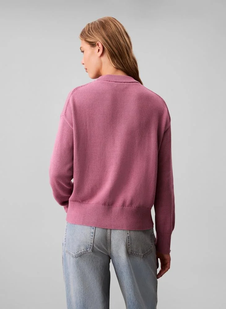 Calvin Klein Jeans Graphic Crew Neck Sweater