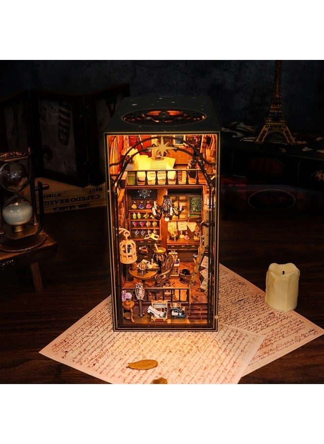 General DIY model hut magic series book stand assembly small house miniature scene three-dimensional architectural puzzle  - Image 2