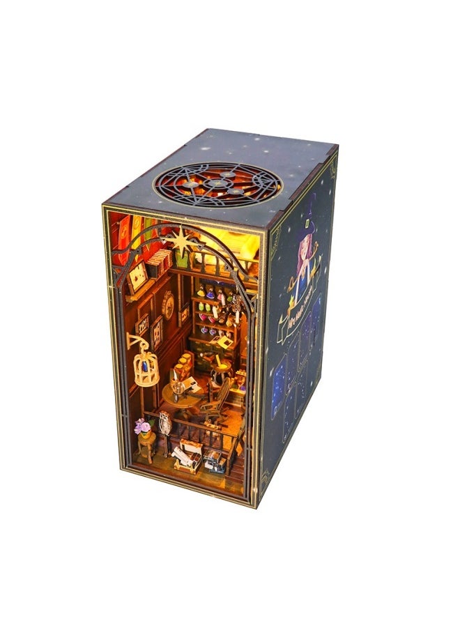 General DIY model hut magic series book stand assembly small house miniature scene three-dimensional architectural puzzle  - Image 1