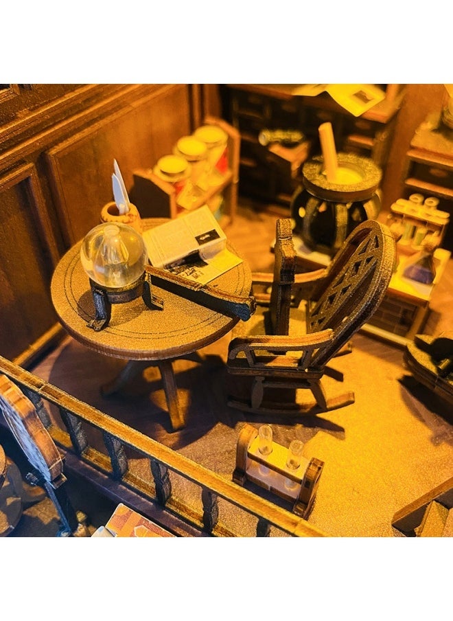 General DIY model hut magic series book stand assembly small house miniature scene three-dimensional architectural puzzle  - Image 4