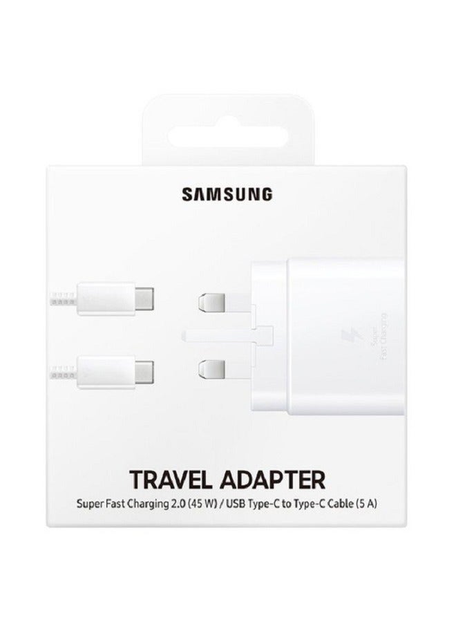 شاحن USB C بقوة 45 واط متوافق مع شاحن سامسونج السريع للغاية نوع C لجهاز سامسونج جالاكسي S22 ألترا/S22+/S22/S21 ألترا/S21 بلس 5G/نوت 20 ألترا/S20/S20 ألترا/تاب S8 ألترا S8+، شاحن حائط سريع PPS - Image 4