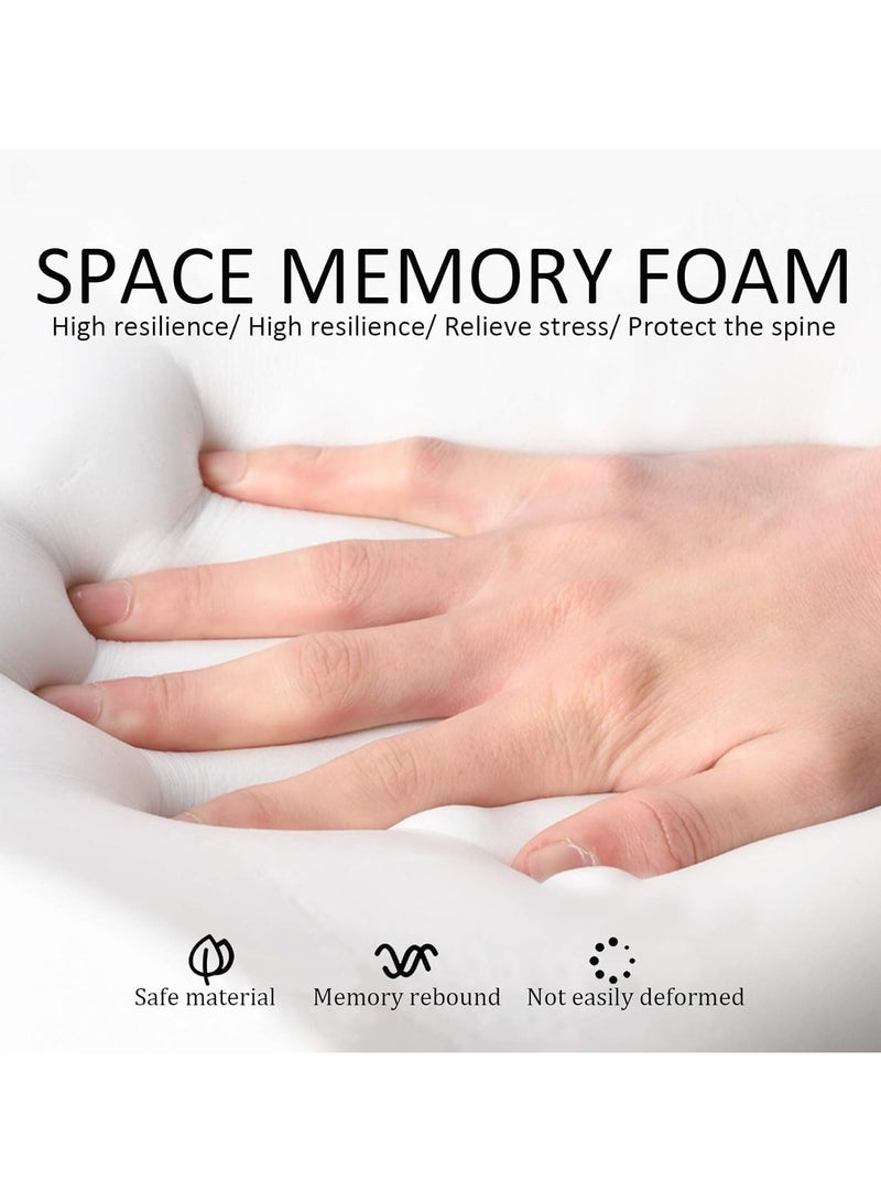 Raxoom Support Pillow Seat Cushion for Office Chair Pressure Relief Sciatica & Tailbone Pain Relief Memory Foam Firm Coccyx Pad for Long Sitting - Image 5