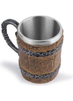Keyfim Shop Barrel Mug 3D Engraved Stainless Steel Mug  - Image 5