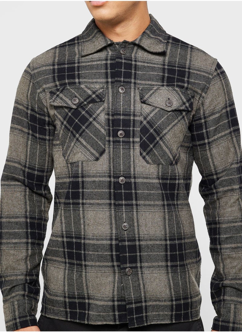 JACK & JONES - Checked Regular Fit Shirt - Image 1