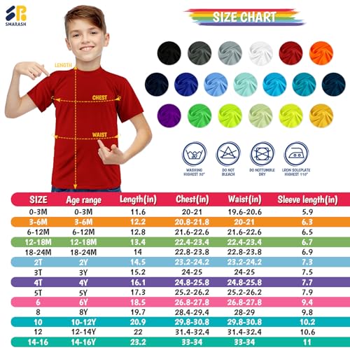 Smarash Boys Swim Shirts Short Sleeve Rash Guard Sun Protection UV SPF T Shirts Rashguard Swimwear Fishing Water Beach Tee Lightweight for Toddler Youth Kids Red Size 8 - Image 4