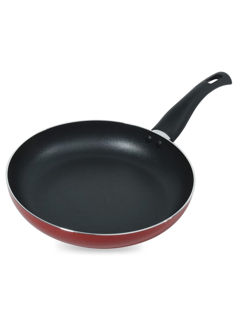 Bright Home - Frying Pan 2 Pcs 20/24 Aluminum Body Scratch-Resistant | Non-Stick Coating Dishwasher-Safe | Ergonomic Handle High-Quality | Chef's Pan| Ideal for Frying Sautéing Stir Frying - Image 1