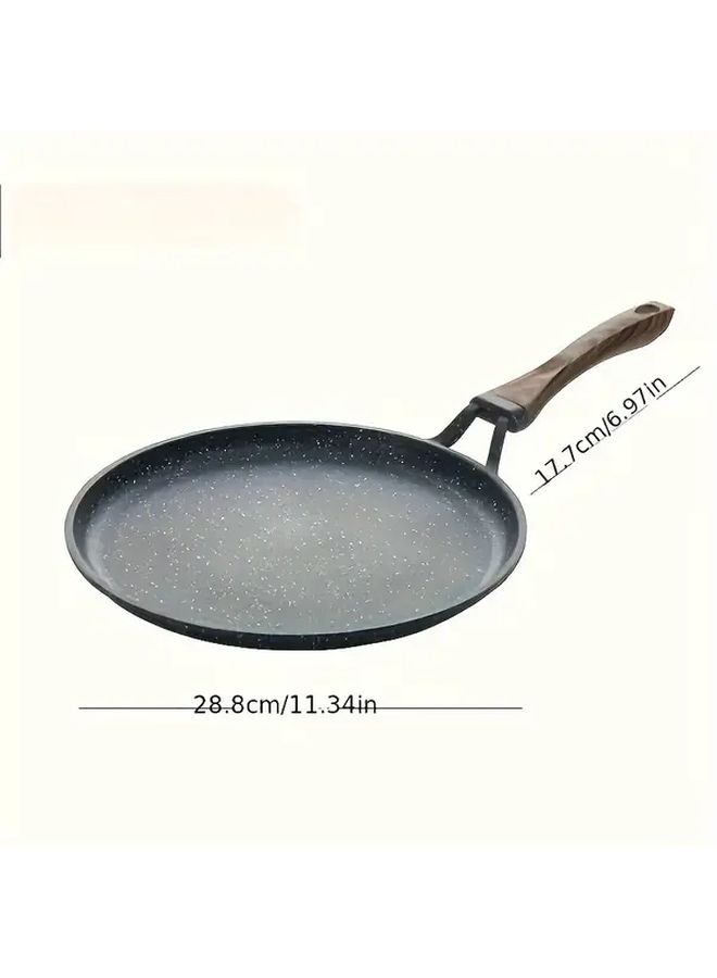 Non Stick Crepe Pan 11.02 Inch Griddle For Tortillas Quesadillas Fajitas Pancakes And French Toast Induction Cooker Compatible Kitchen Cookware - Image 3