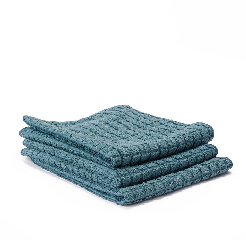 Microfiber Kitchen Towels, Green, 3 Pcs. - Image 1