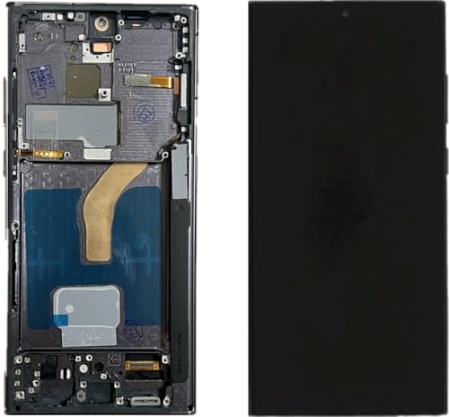 JMBTQ Galaxy S22 Ultra LCD Screen with Frame Replacement for Samsung Galaxy S22 Ultra SM-S908B SM-S908U1, SM-S908W LCD Screen Display Touch Digitizer with Frame+Tool (Black) - Image 3