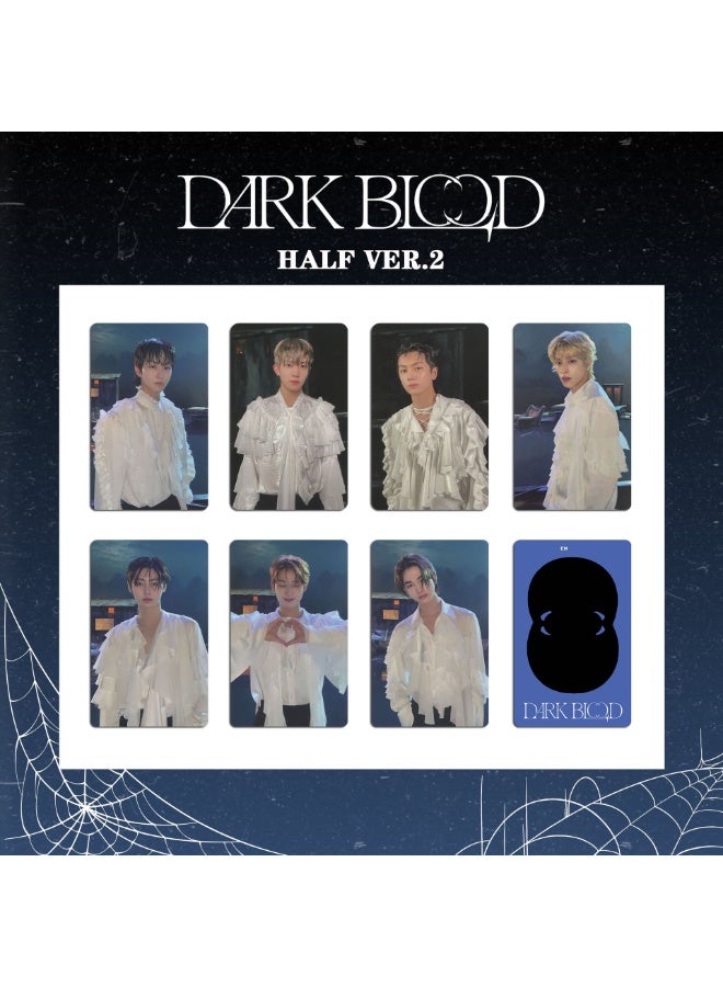 NIBEMINENT 7 Pcs Kpop ENHYPEN DARK Lomo Cards Card For Fans Collection Gifts