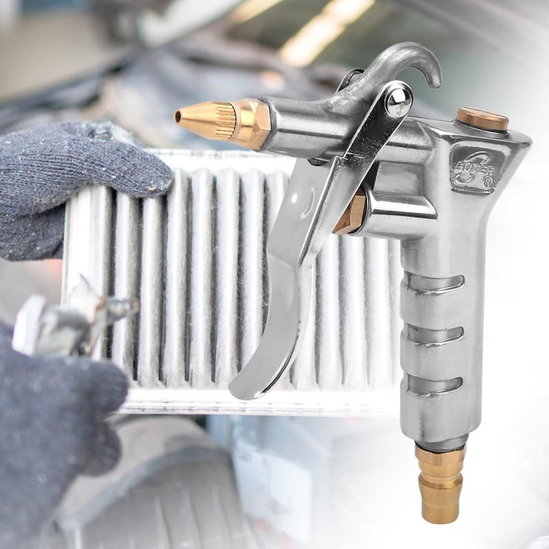 klarako Blowing Dust Gun Powerful High Pressure Long Mouth Air Gun Air Compressor Air Pump Accessories Dust Cleaning Tool - Image 2