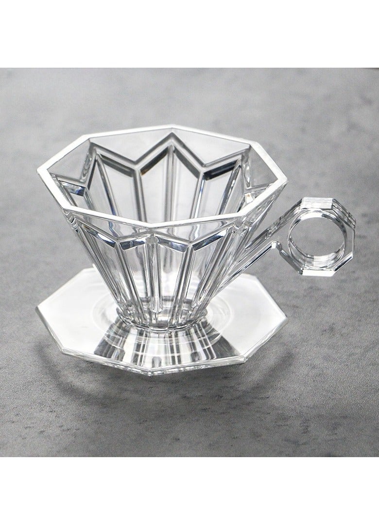 ايكي ايك كوب فلتر V60 مثمن من مادة الراتنج الطبيعي مقاس 01 شفاف - Image 5