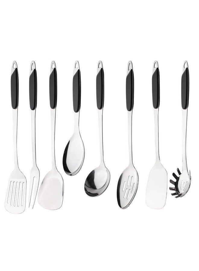 Dehouse 8 Pieces Stainless Steel Cooking Utensils Set, Metal Kitchen Utensils Set - Image 1