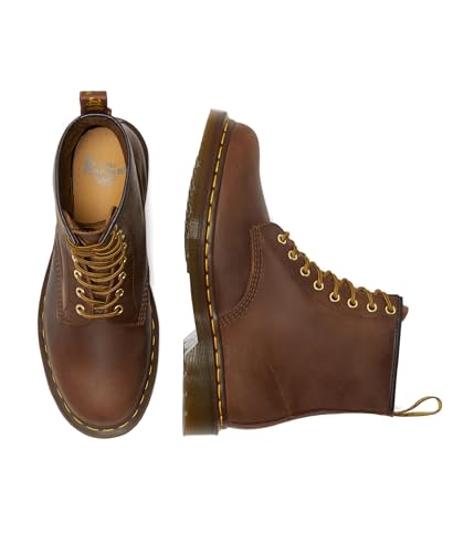 Dr Martens Dr. Martens Unisex 1460 Crazy Horse Leather 8 Eye Boot, Brown, 11 Women/10 Men - Image 4