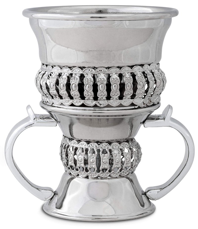 AM Regal Metal Incense Burner - Bakhoor Burner Mubkhara â€“ Frankincense Resin Burner - Ideal for Yoga, Spa & Aromatherapy (Silver) - Image 5