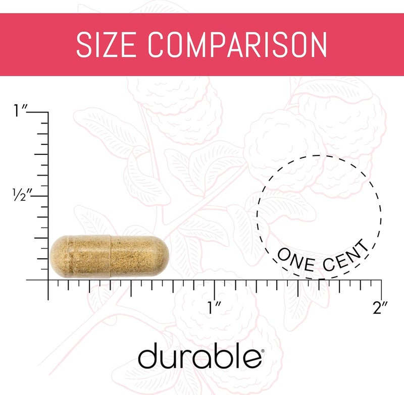 Durable Heart  ExtraStrength 1000 mg Bergamonte Citrus Bergamot Olive Leaf Extract NonGMO Vitamin C  Natural Heart Health Supplement  Made in The USA 1 Bottle - Image 4