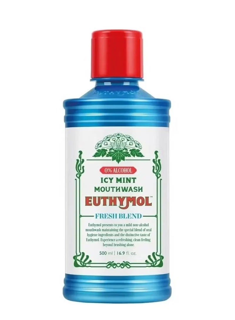 Euthymol Mouthwash ICY Mint 500ml - Image 1