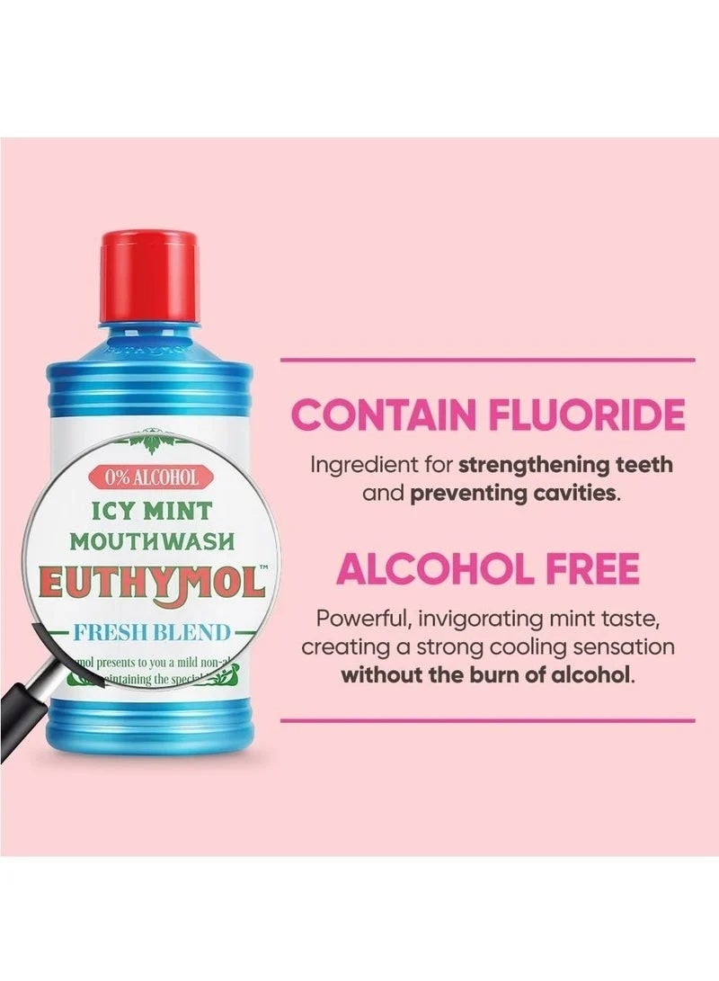 Euthymol Mouthwash ICY Mint 500ml - Image 2