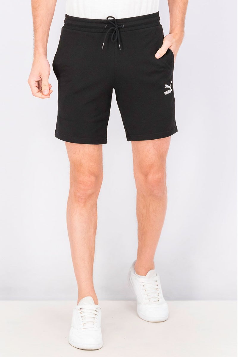 PUMA Men Sportswear Fit Training Logo Shorts, Black - Image 1