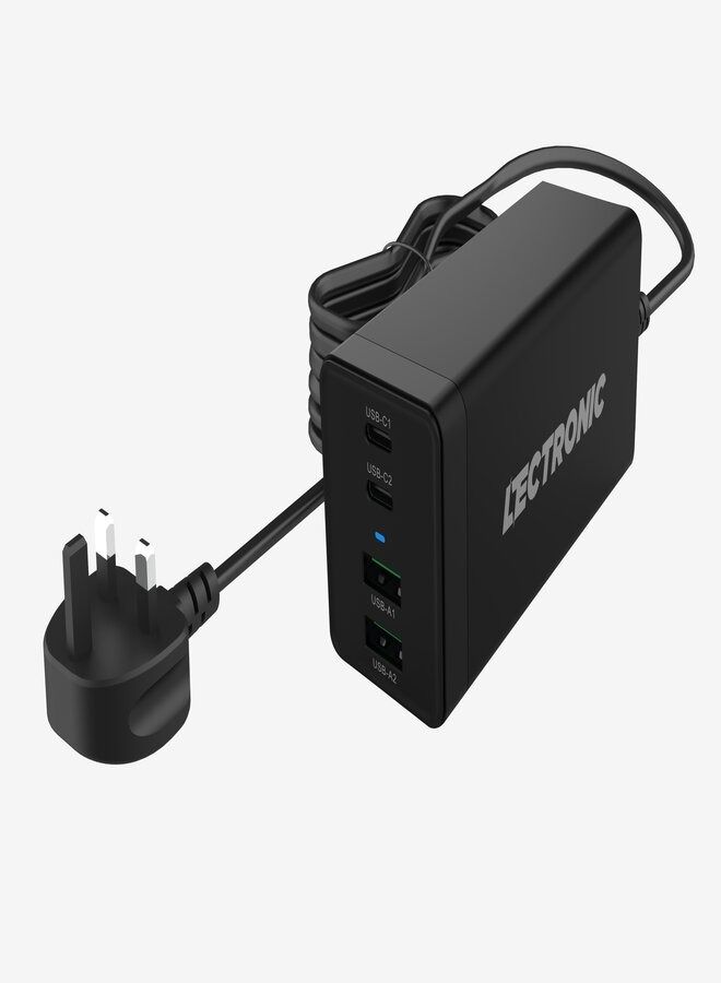 ليكترونيك شاحن مكتبي سريع – 100 واط بتقنية GAN PRO - Image 1