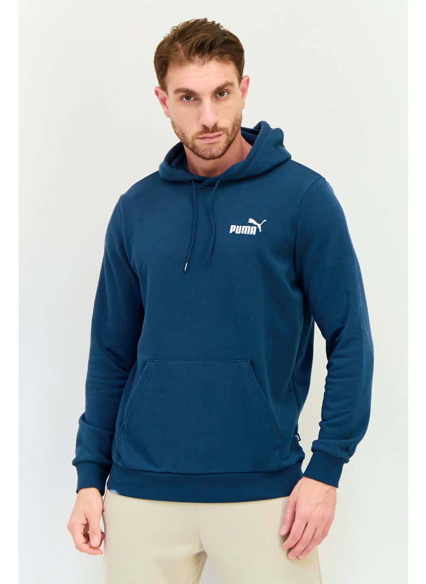 PUMA Men Sportswear Fit Long Sleeve Outdoor Hoodie, Dark Blue  - Image 1