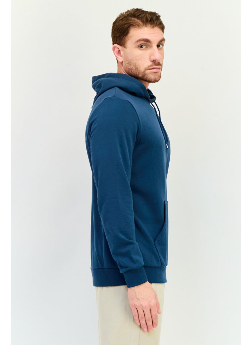 PUMA Men Sportswear Fit Long Sleeve Outdoor Hoodie, Dark Blue  - Image 2