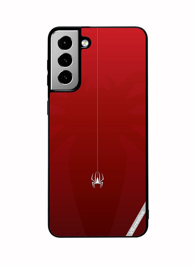 VR CREATIVE Protective Case Cover For Samsung Galaxy S21 FE 5G Spiderman Design Multicolour - Image 1
