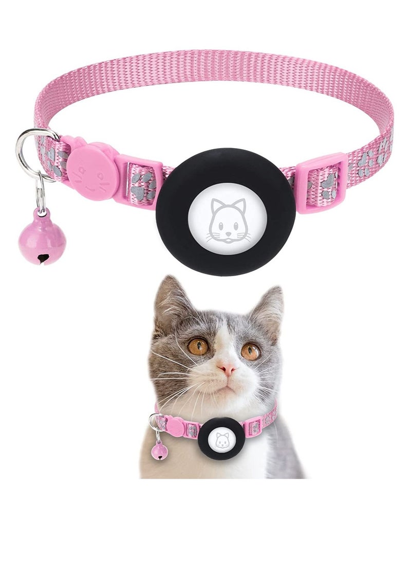 Airtag Reflective Collar with Bell - Image 1