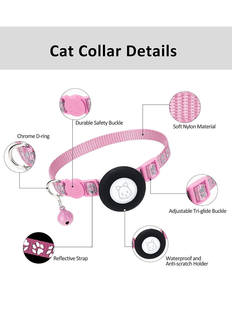 Airtag Reflective Collar with Bell - Image 3