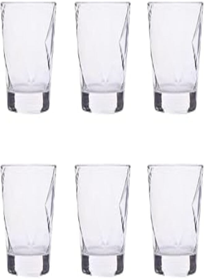 Vidivi - Vidivi Concerto High Quality Glass Tumbler Set of 6 Pieces 370 ml - Transparent - Image 1