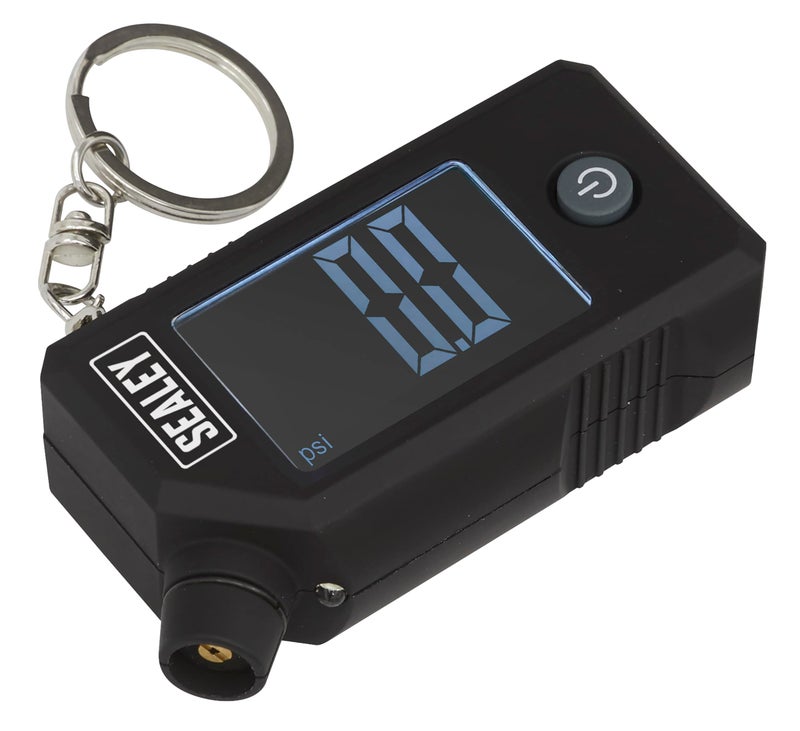 Sealey TSTPG12 Digital Tyre Pressure & Tread Depth Gauge with LED - Image 1