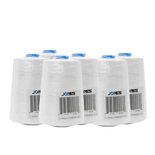 JORESTECH Heavy Duty Spool Sewing Thread for Bags Stitcher Closer 3600 ft (6 Rolls) - Image 1