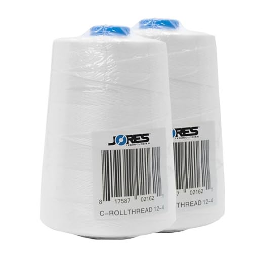 JORESTECH Heavy Duty Spool Sewing Thread for Bags Stitcher Closer 3600 ft (6 Rolls) - Image 2