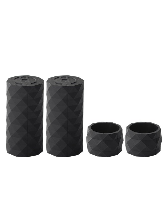 ENLEE Road Bike Handlebar Tape with Secure Rings - Non-Slip Silicone Grip Design