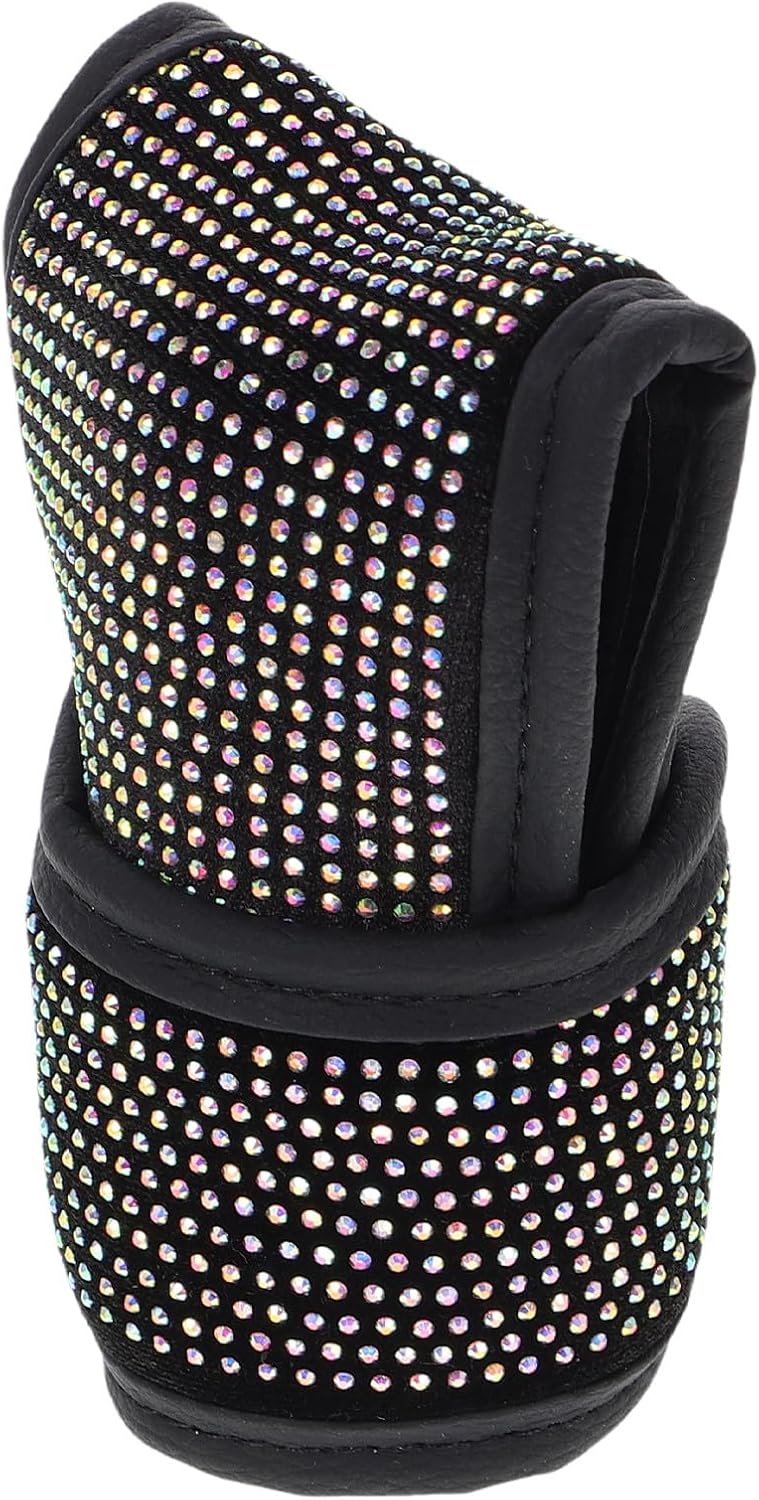 Bling Crystal Gear Shift Cover Rhinestone Car Interior Accessories Sparkling Gear Knob Protector Universal Fit for Car Shift Lever Decoration - Image 1