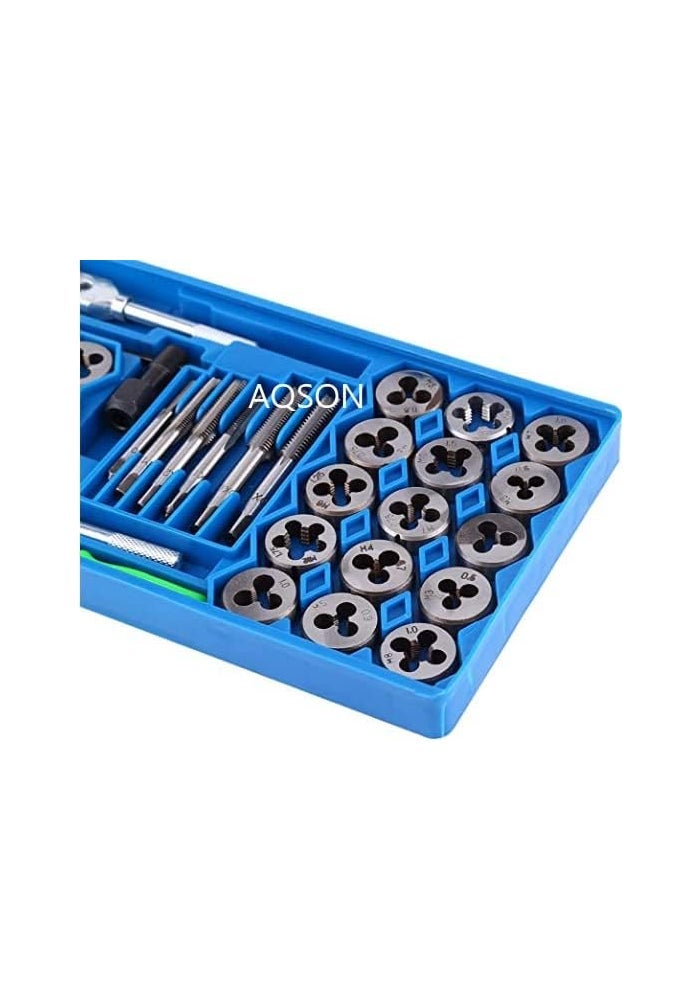 AQ AQSON مجموعة AQSON المكونة من 40 قطعة من أدوات التقطيع والخرطوشة المقواة لبراغي الخيوط اليدوية - Image 3