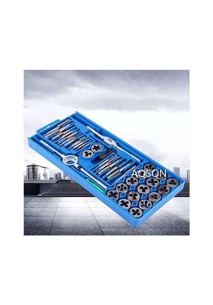 AQ AQSON مجموعة AQSON المكونة من 40 قطعة من أدوات التقطيع والخرطوشة المقواة لبراغي الخيوط اليدوية - Image 5