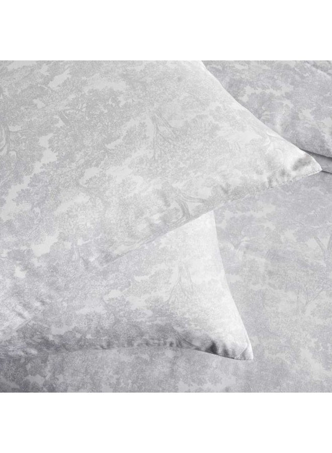 Pan Home طقم لحاف ميري جاردن 3 قطع 240x260 سم - رمادي - Image 4