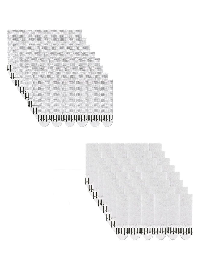KIPSOME® 48 Pairs (96 Strips) Heavy Duty Picture Hanging Strips, Adhesive Wall Hanging Strips, Damage Free Picture Hangers No Nails, Removable Poster Strips for Canvas, Photos & Home Décor, 16*46mm - Image 1