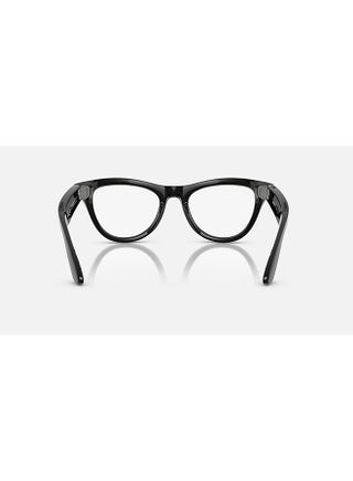 RAY-BAN Skyler (Gen 1) Shiny Black Frame Clear to Amethyst Transitions Lens Standard High Bridge Clear/Amethyst Transitions - view 5
