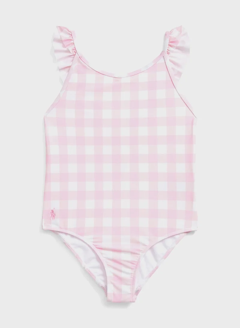 POLO RALPH LAUREN Kids Checked Swimsuit