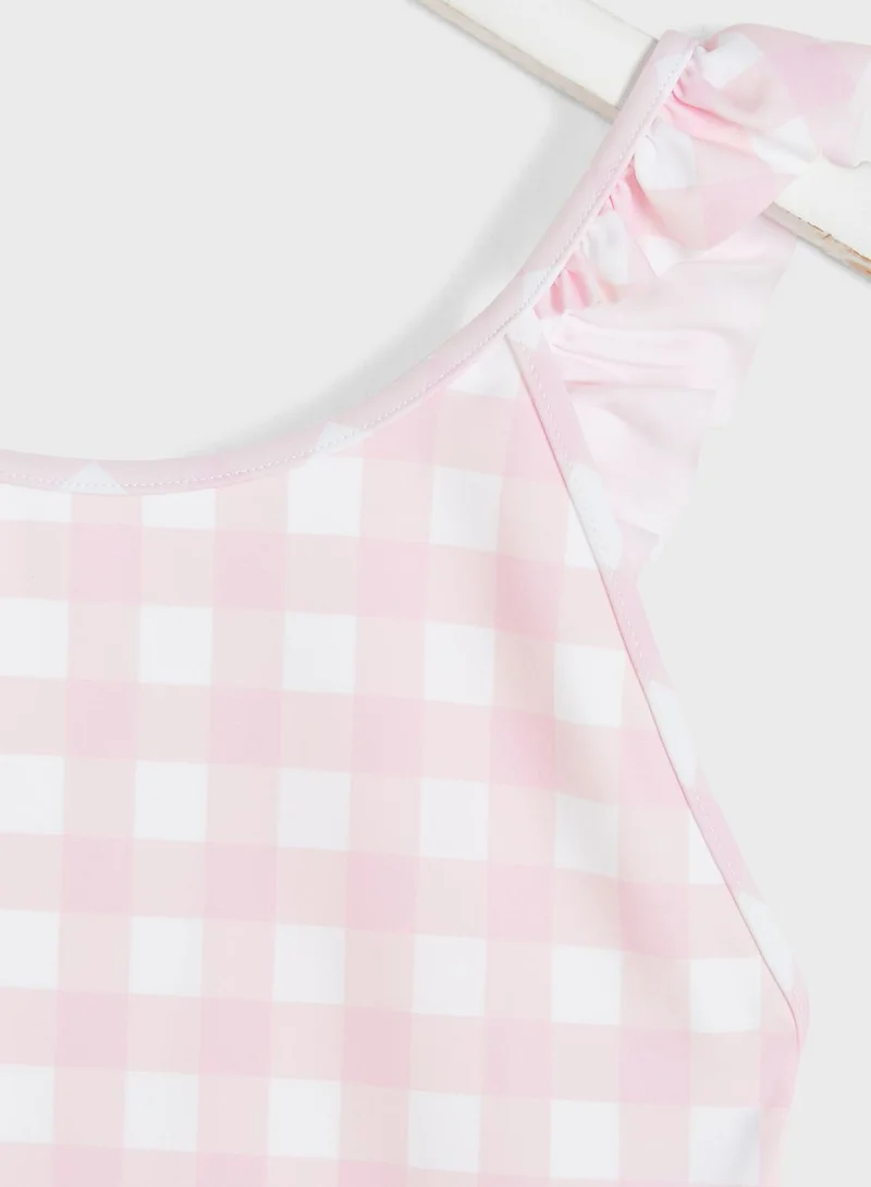 POLO RALPH LAUREN Kids Checked Swimsuit