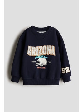 H&M Printed Crew-Neck Sweatshirt  - Image 3