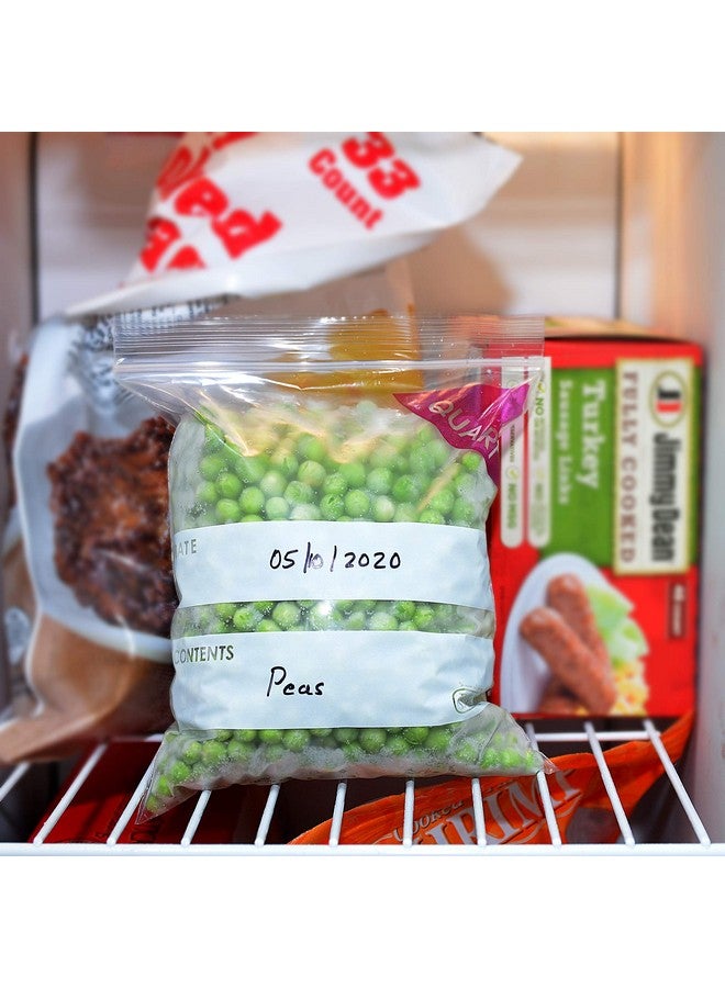 DiRose Quart Bags Pack of 500 - 1 Quart Reclosable Food Storage Bags - Practical and Durable Design - Food Safe Non-BPA Material - Easy Double Zip Closure - Ideal for Food, Snacks, Organizing - Image 2