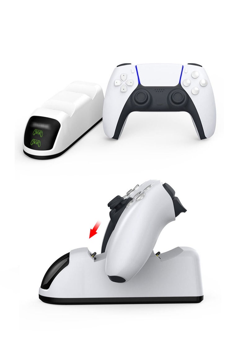 MissTiara - Upgraded PS5 Gamepad High Speed Dual Charger Station Dock with LED Indicator for PlayStation 5 Gamepad - Image 1