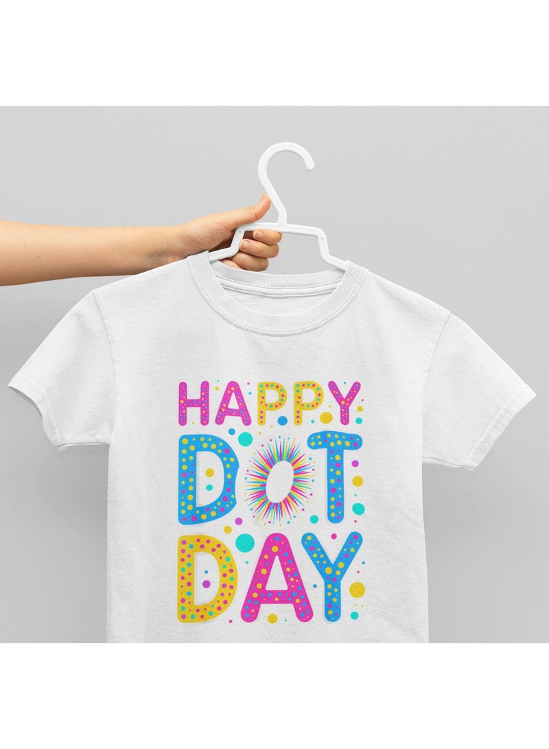 ZOOM تي شيرت يوم النقاط السعيدة للأطفال