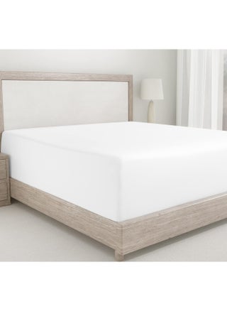 400 Thread Count 100 Cotton 1 Fitted Sheet Only Bright White King Fitted Sheet Long Staple Combed Pure Natural Cotton Sheet Soft And Silky Sateen Weave - pzsku/ZF95D217A1008F59CDAF3Z/45/_/1720434145/c1ff6cc7-28f6-4223-8a11-42f84c134580