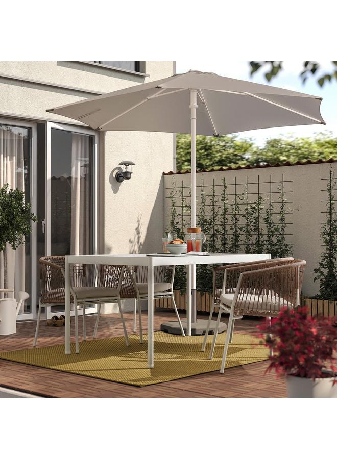 erorex Rug flatwoven, in/outdoor, light yellow, 160x230 cm - Image 5