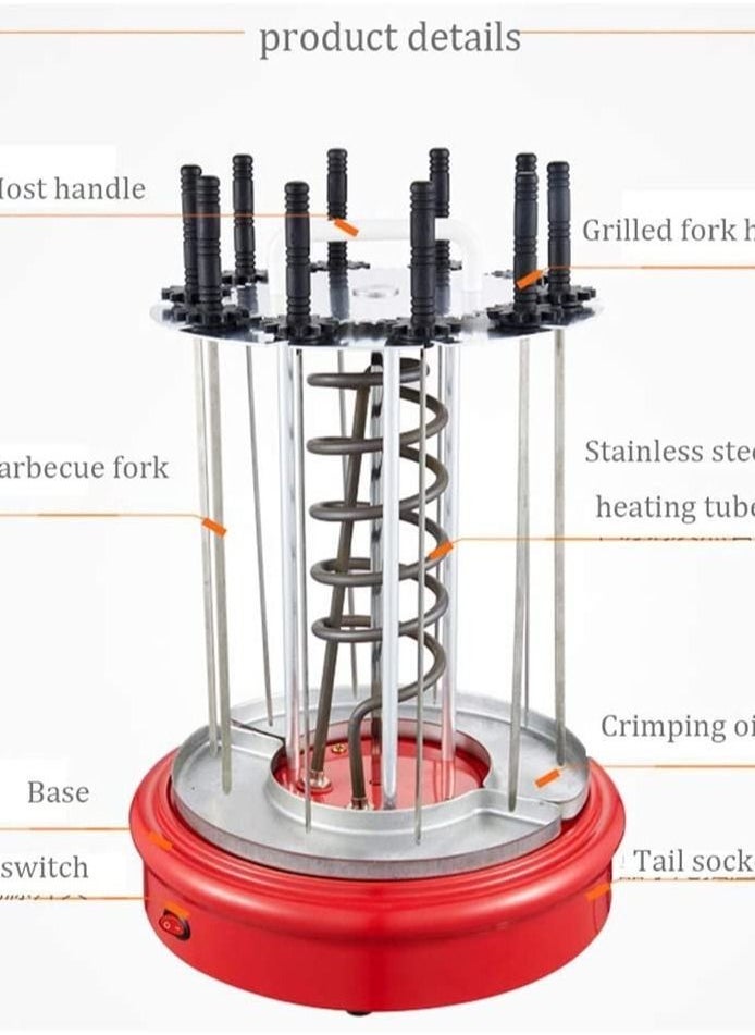 Home Master - Electric Kebab Grill From Home Master, 11 Skewers - 1800 Watts - Image 1