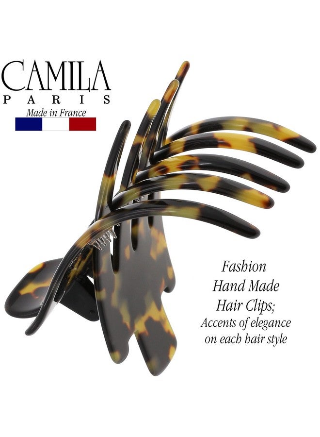 CAMILA Paris Cp3472 French Hair Clip For Women Handmade Hair Side Clips 3 Inch Girls Hair Claw Clips Jaw Fashion Durable Styling Hair Accessories For Women Strong Hold No Slip Grip Made In France - Image 4